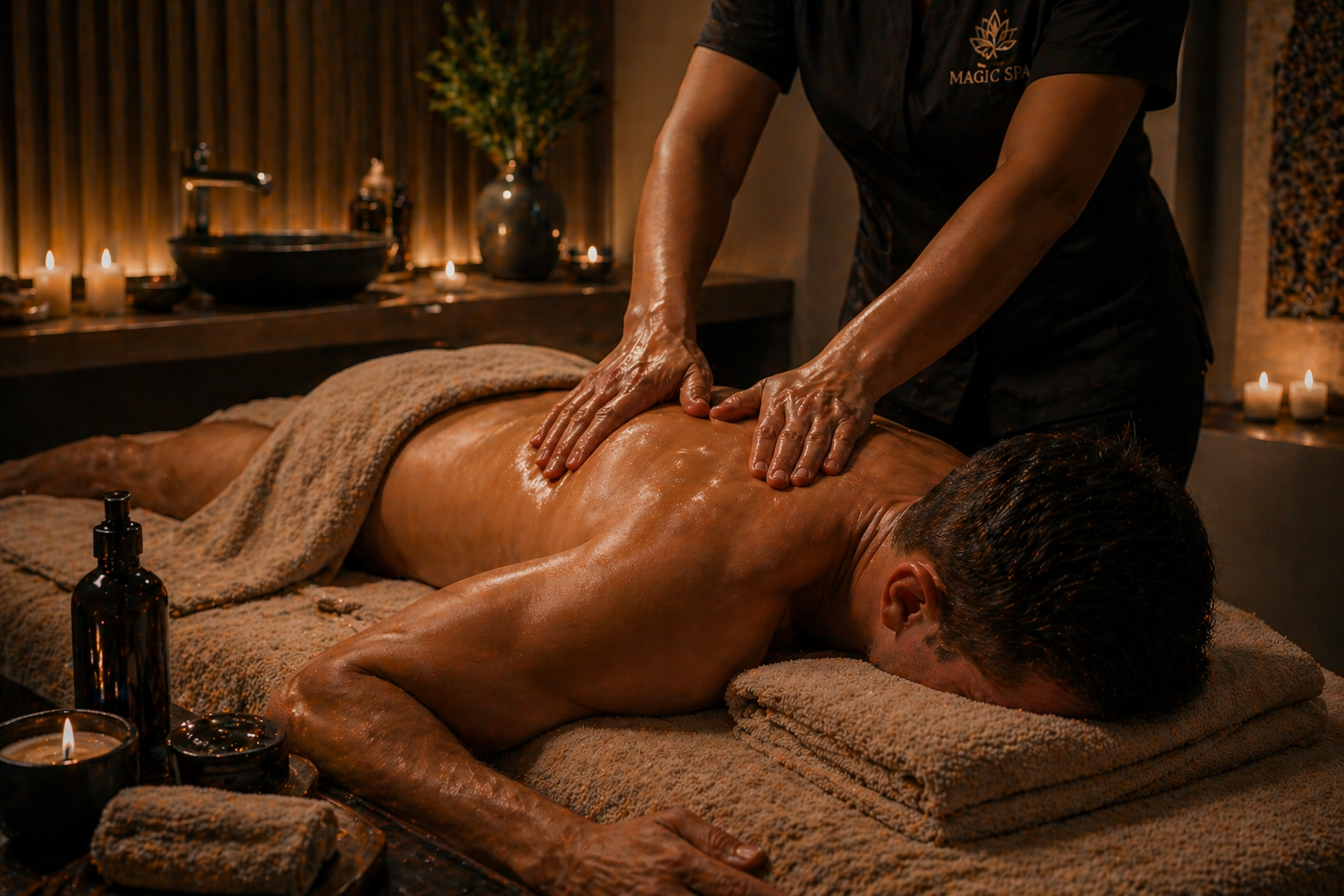 Massage Relaxant au Magic Spa Casablanca